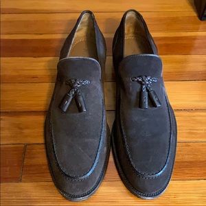 Jimmy Choo Hamilton Suede Tassel Loafers